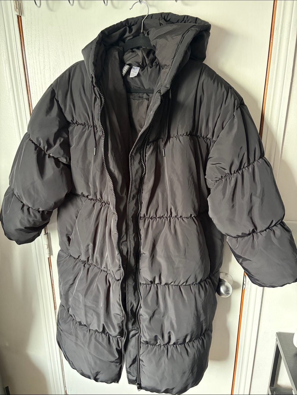 H&M Divided Black Quilted Jacket